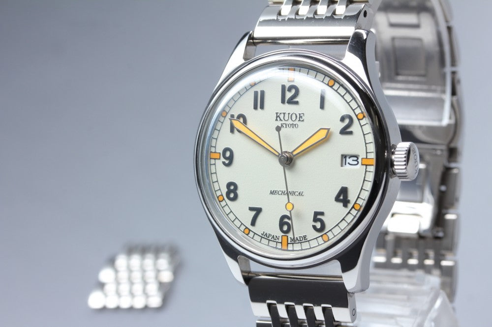 Near MINT KUOE Old Smith 90‑002 Auto 35mm Men's Watch