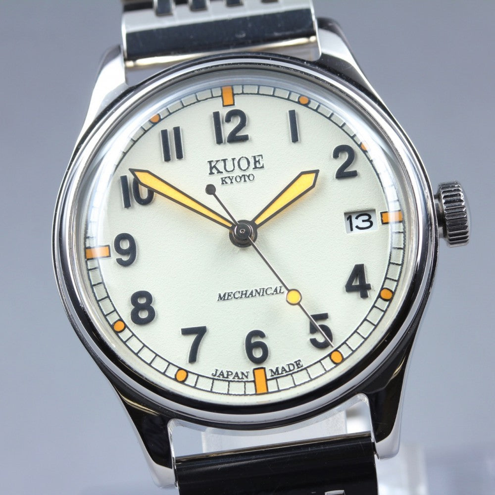 Near MINT KUOE Old Smith 90‑002 Auto 35mm Men's Watch