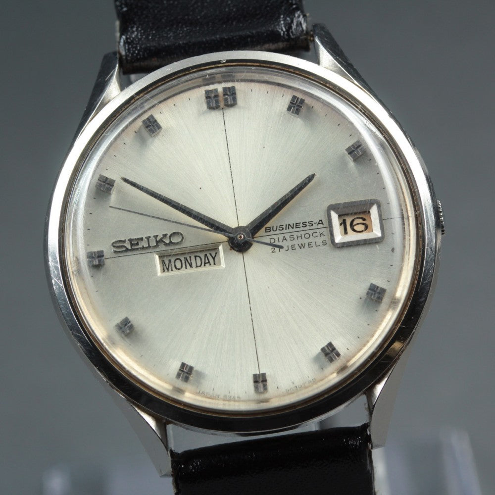 SEIKO Business-A 8346-9020 Silver Auto 35.8mm Men's Watch 1967