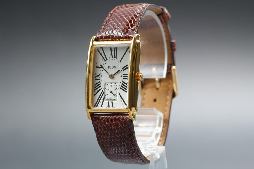 Near MINT TISSOT A282 Silver Quartz 23.5mm Unisex Watch