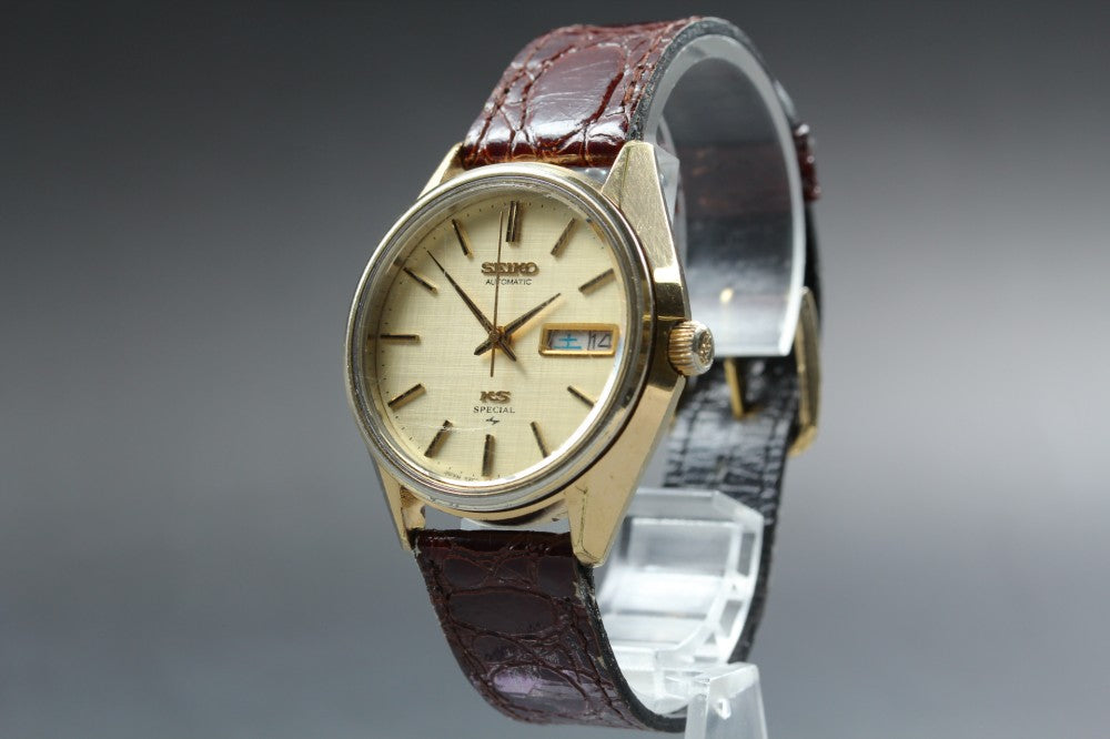 SEIKO King Seiko 5256-8010 Gold Auto 36mm Men's Watch 1975