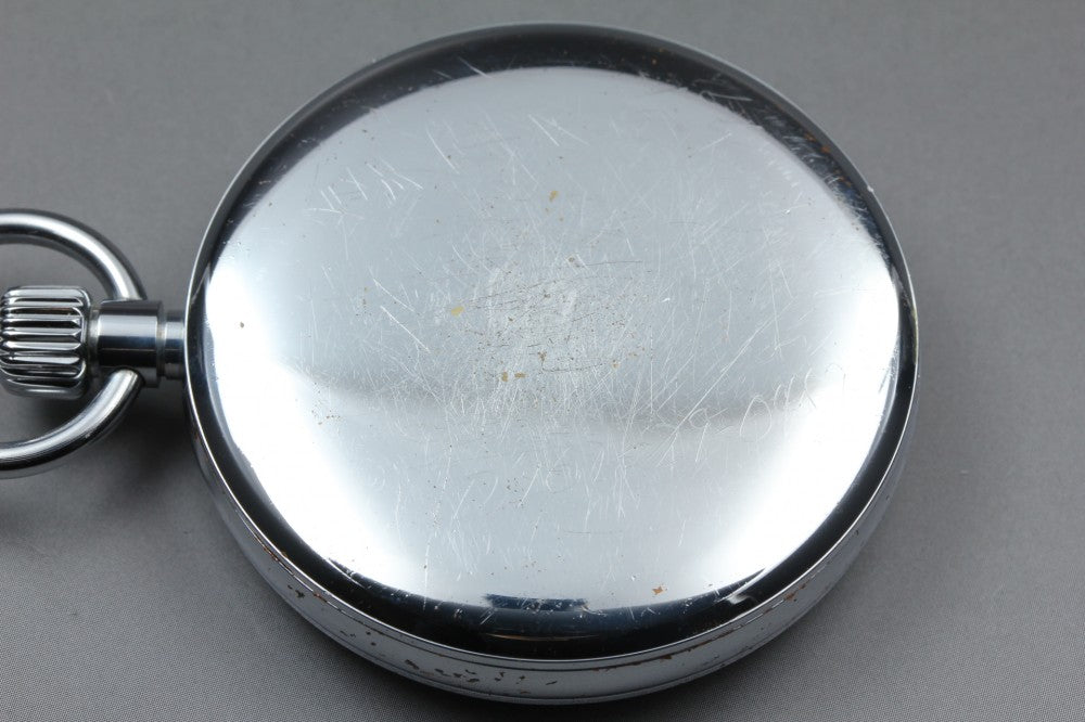 SEIKO PRECISION 91-0020 White Manual 50mm Unisex Pocket Watch 1970