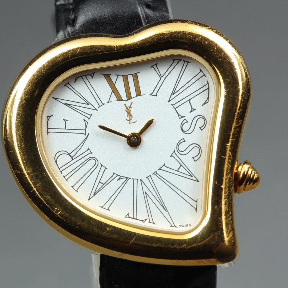 Yves Saint Laurent 05F White Quartz 30.5mm Ladies Watch