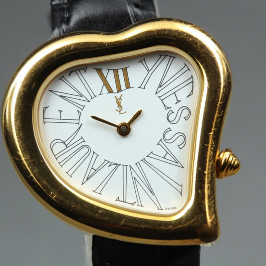 Yves Saint Laurent 05F White Quartz 30.5mm Ladies Watch