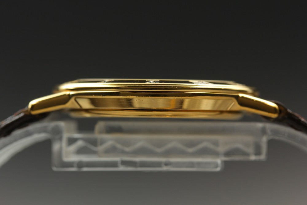 Near MINT GUCCI 3000.2.M Gold Quartz 33mm Men's Watch
