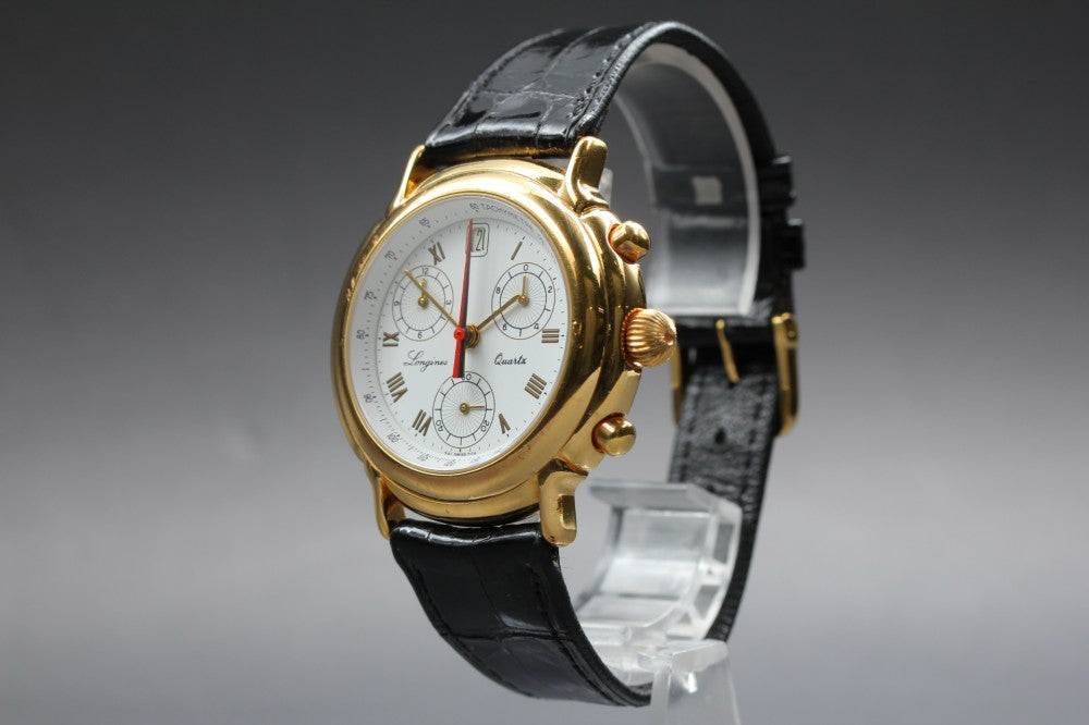 LONGINES Grand Classic 7174 White Quartz 39mm Men's Watch