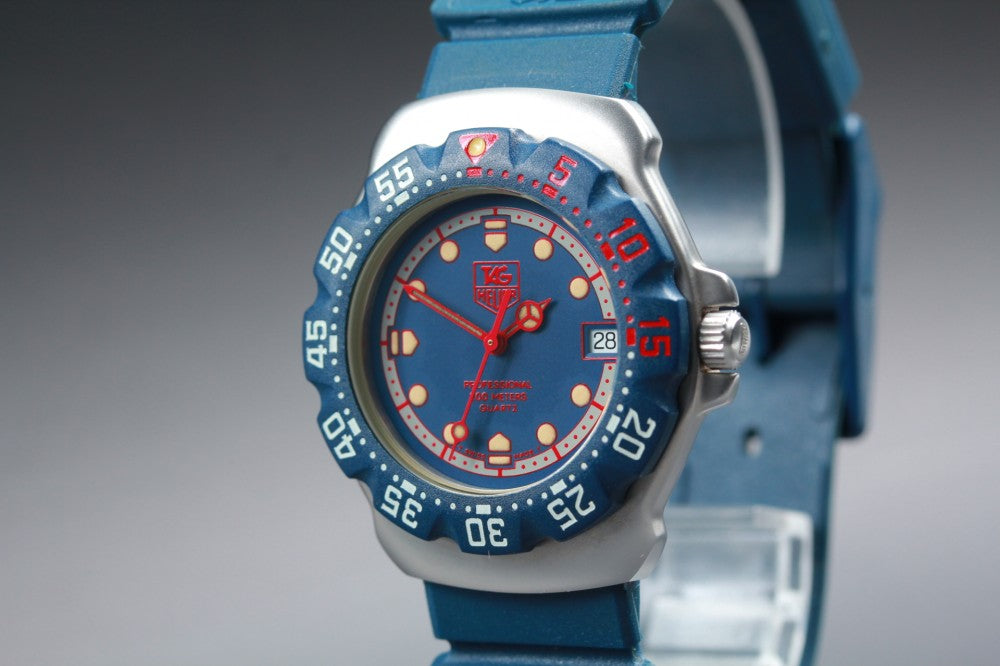 Near MINT TAG Heuer Formula 1 WA1210 Blue Quartz 36mm Men's Watch