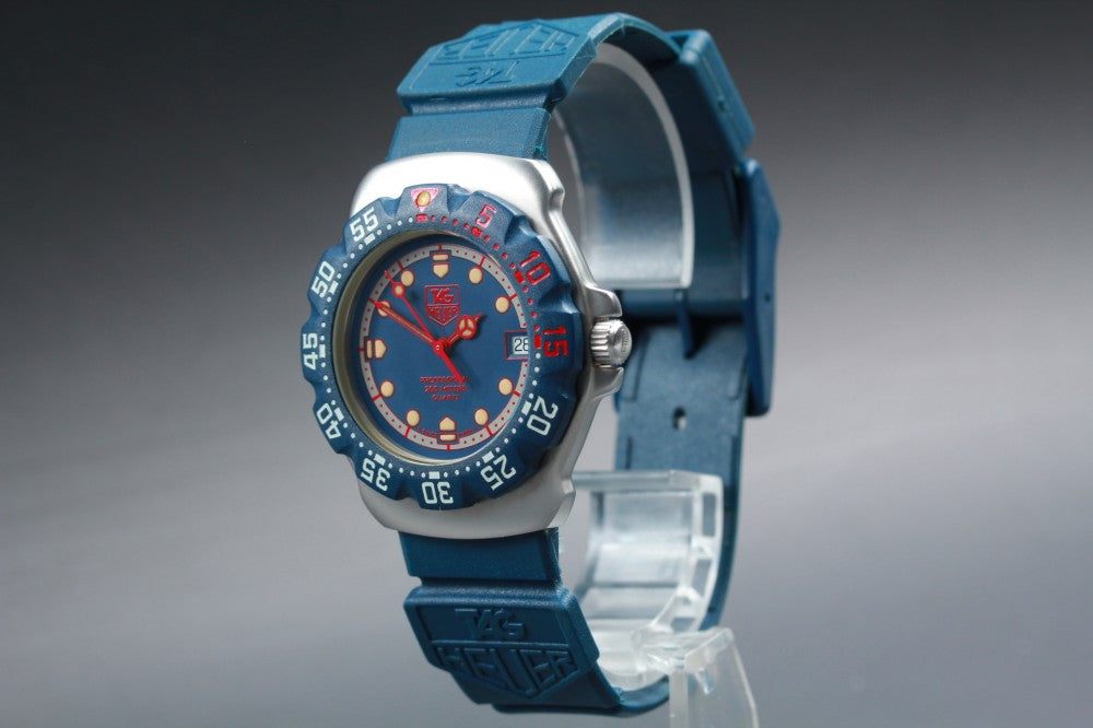 Near MINT TAG Heuer Formula 1 WA1210 Blue Quartz 36mm Men's Watch