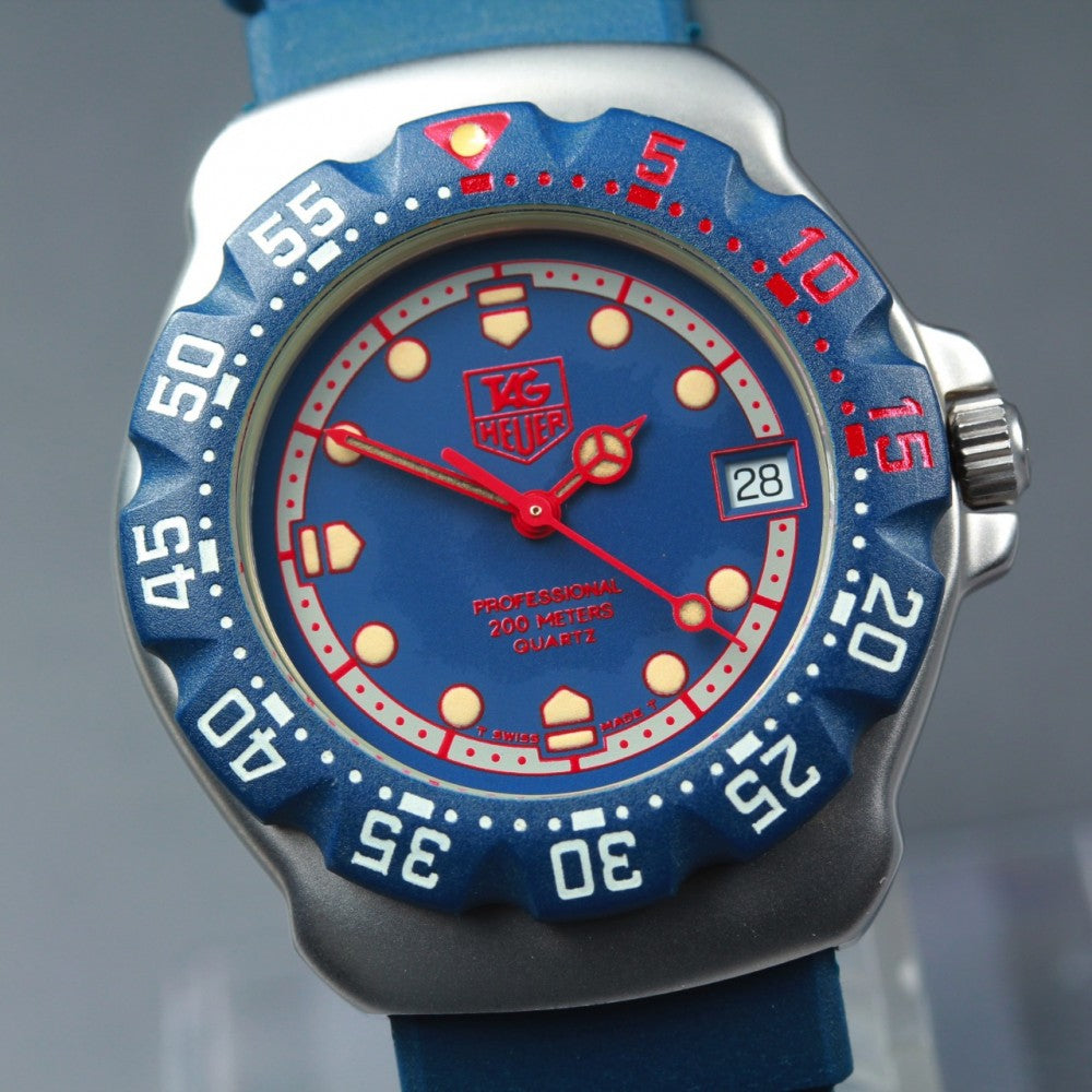 Near MINT TAG Heuer Formula 1 WA1210 Blue Quartz 36mm Men's Watch