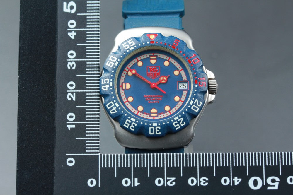 Near MINT TAG Heuer Formula 1 WA1210 Blue Quartz 36mm Men's Watch