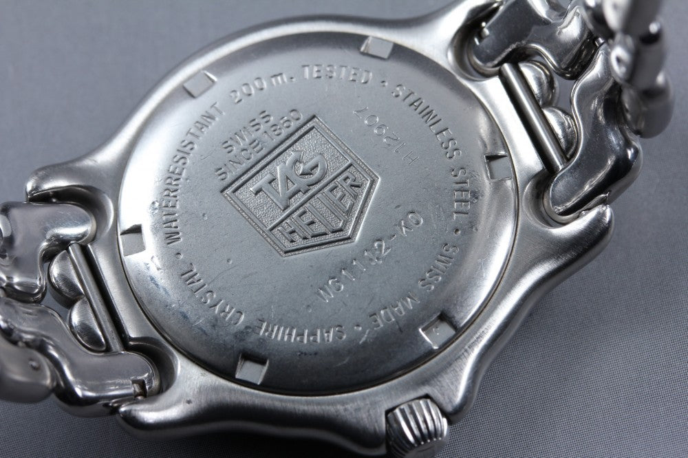 Near MINT TAG Heuer S/el WG1112-K0 White Quartz 40mm Men's Watch