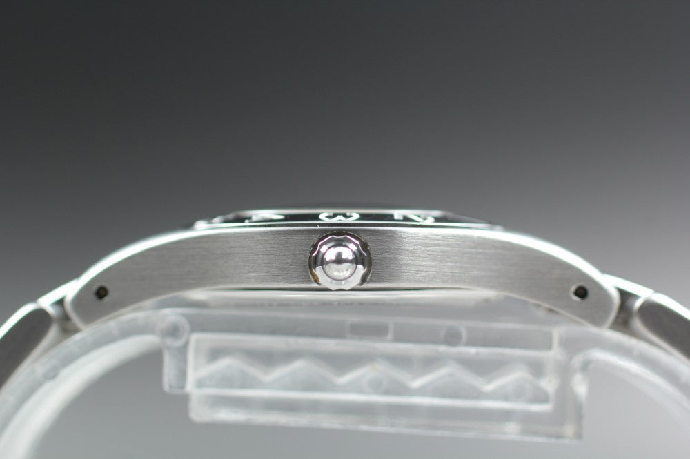 Near MINT Baume&Mercier Linea 65337 Black Quartz 24.5mm Ladies Watch