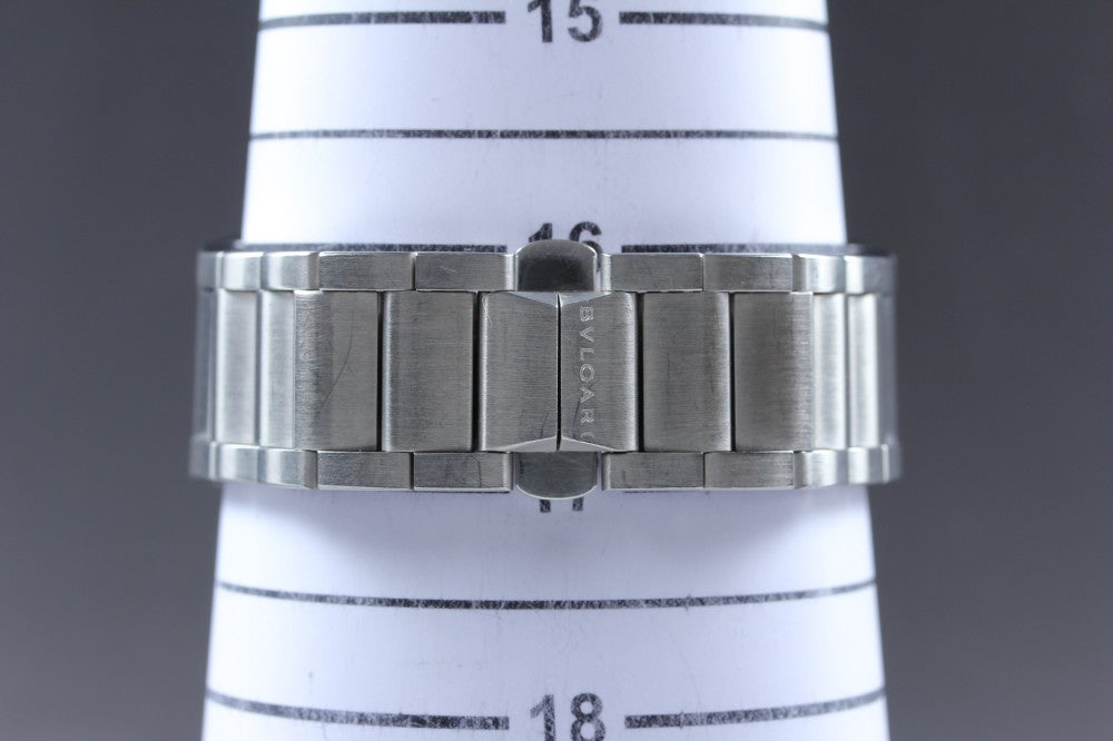 BVLGARI Elgon EG35S Silver/White Auto 35mm Men's Watch