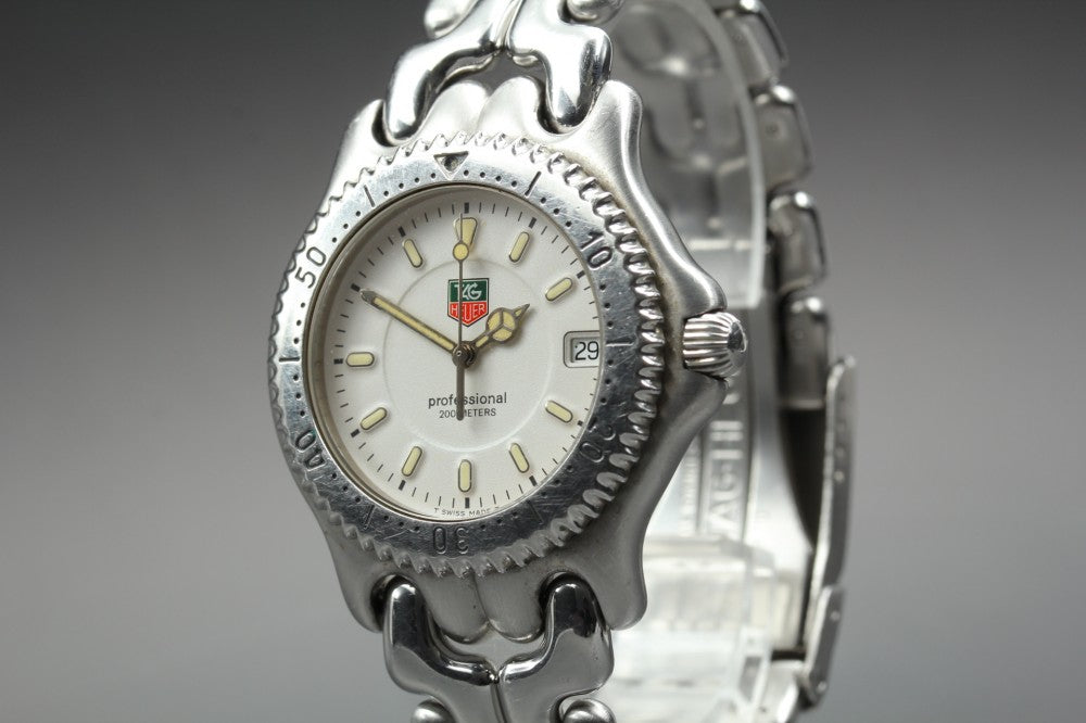 TAG Heuer S/el WG1112-K0 White Quartz 40mm Men's Watch
