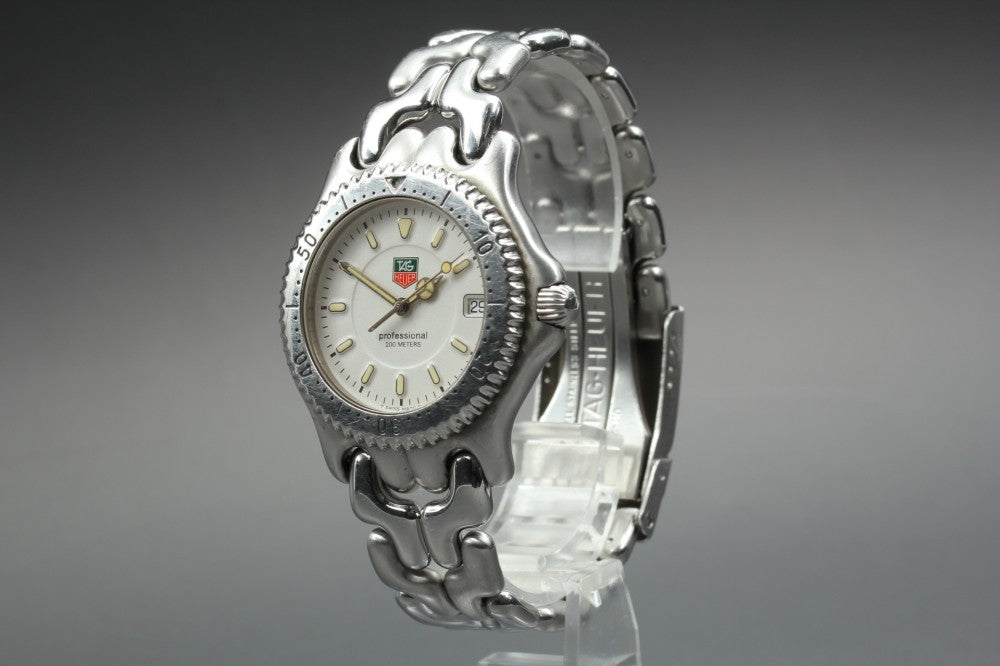 TAG Heuer S/el WG1112-K0 White Quartz 40mm Men's Watch