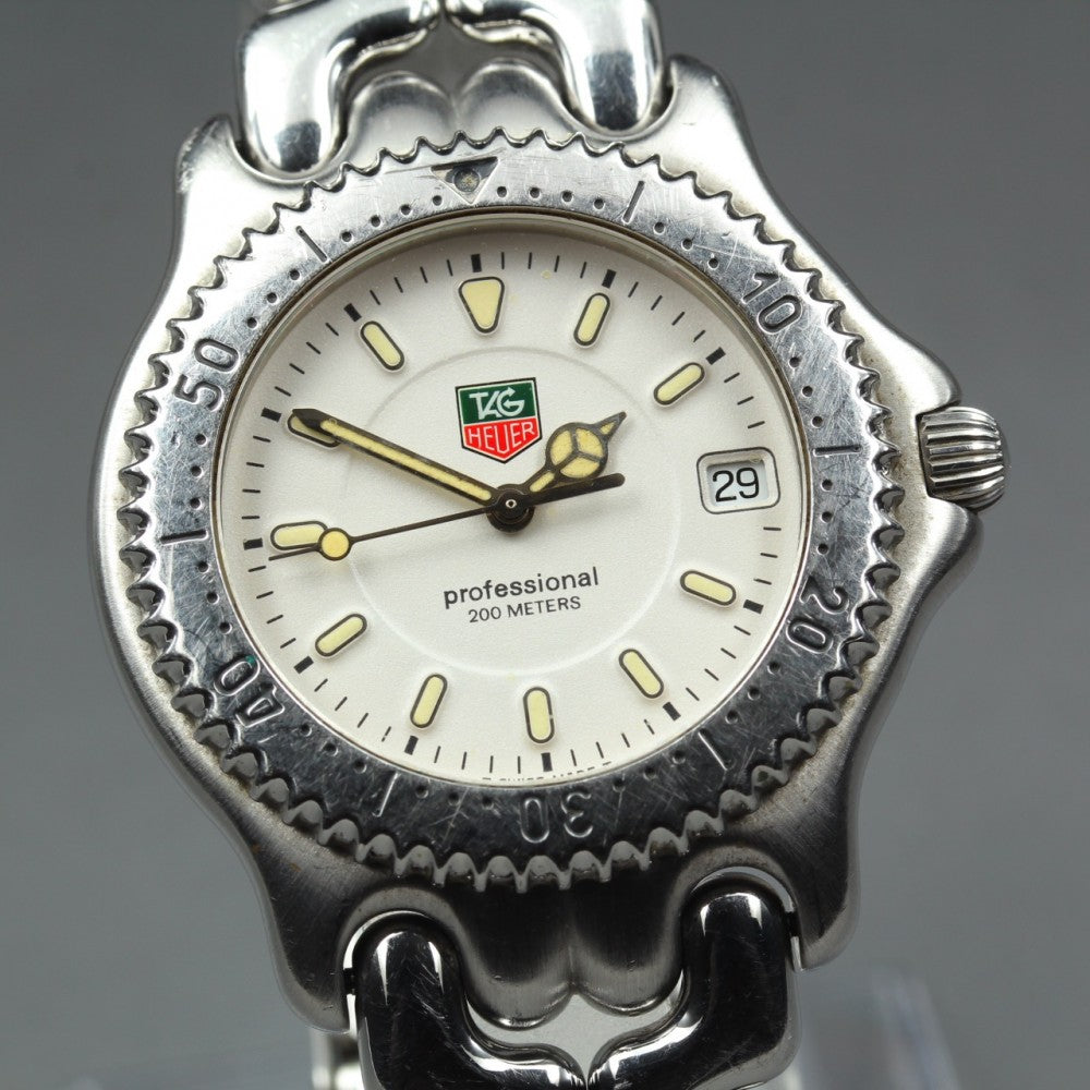 TAG Heuer S/el WG1112-K0 White Quartz 40mm Men's Watch