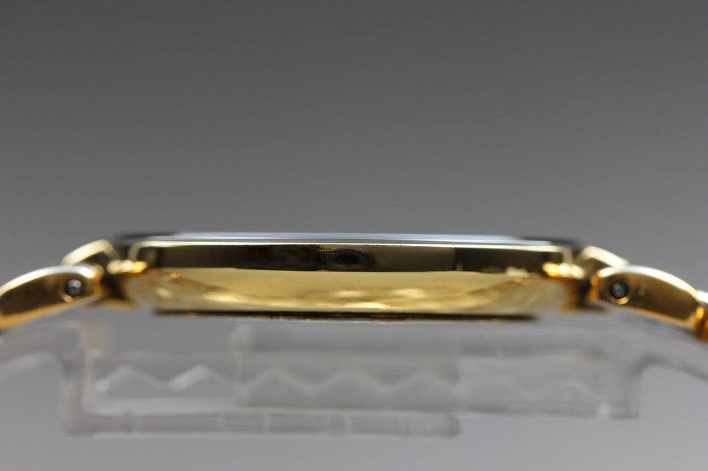 Near MINT RADO Florence 160.3677.2 Gold Quartz 32.5mm Men's Watch
