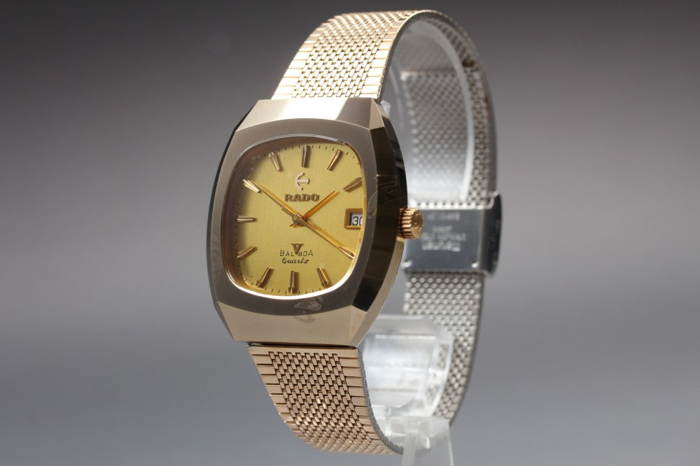 RADO Balboa V K161 Gold Quartz 34.5mm Men's Watch