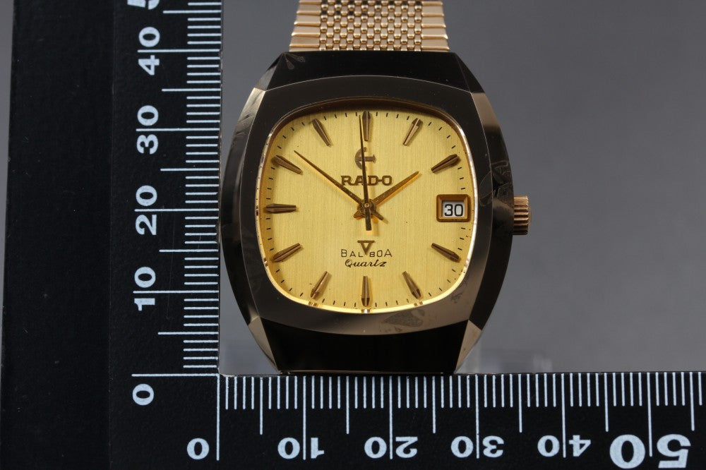 RADO Balboa V K161 Gold Quartz 34.5mm Men's Watch