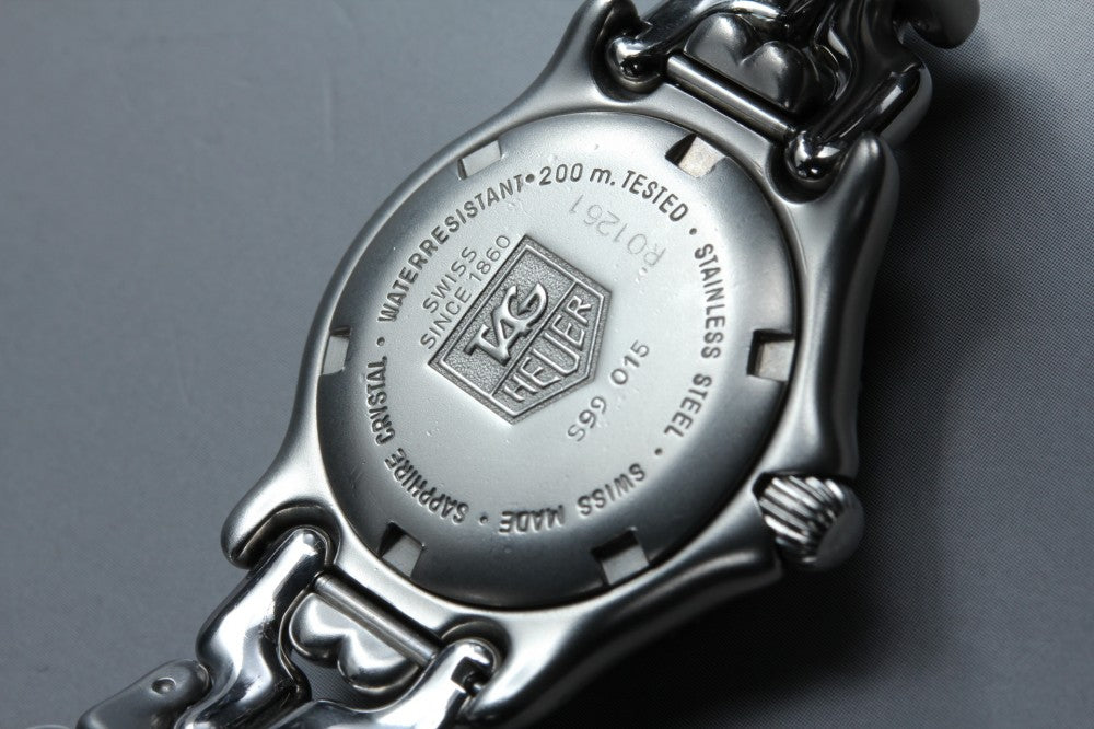 Near MINT TAG Heuer S/el S99.015 Silver Quartz 28mm Ladies Watch
