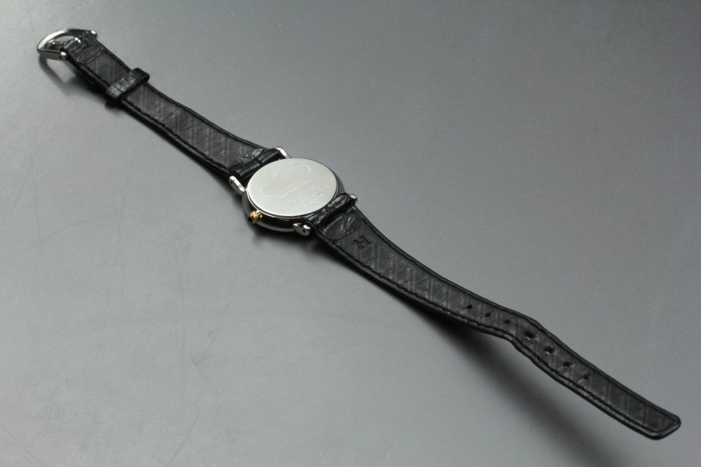 Near MINT SEIKO Credor 2F70-0300 Silver Quartz 23.4mm Ladies Watch