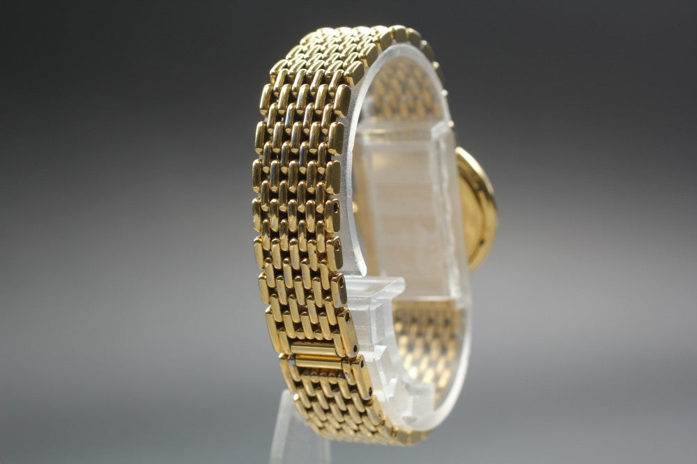Near MINT SEIKO Exceline 1220-0100 Gold Quartz 23mm Ladies Watch 1988