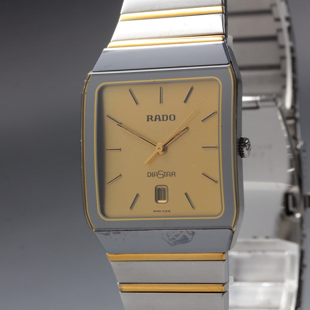 RADO Diastar 129.0266.3 Gold Quartz 28mm Men's Watch