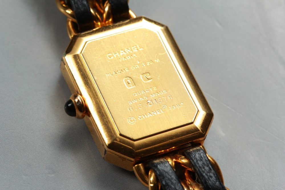 CHANEL Premiere XL H0001 Black Quartz 20mm Ladies Watch