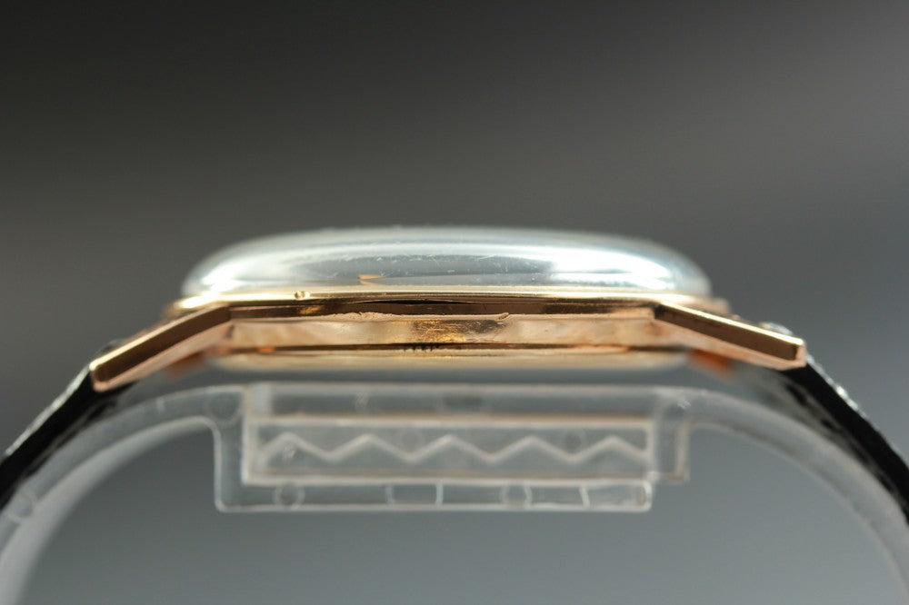 Near MINT SEIKO Gold Feather 15008F Silver Manual 35mm Men's Watch