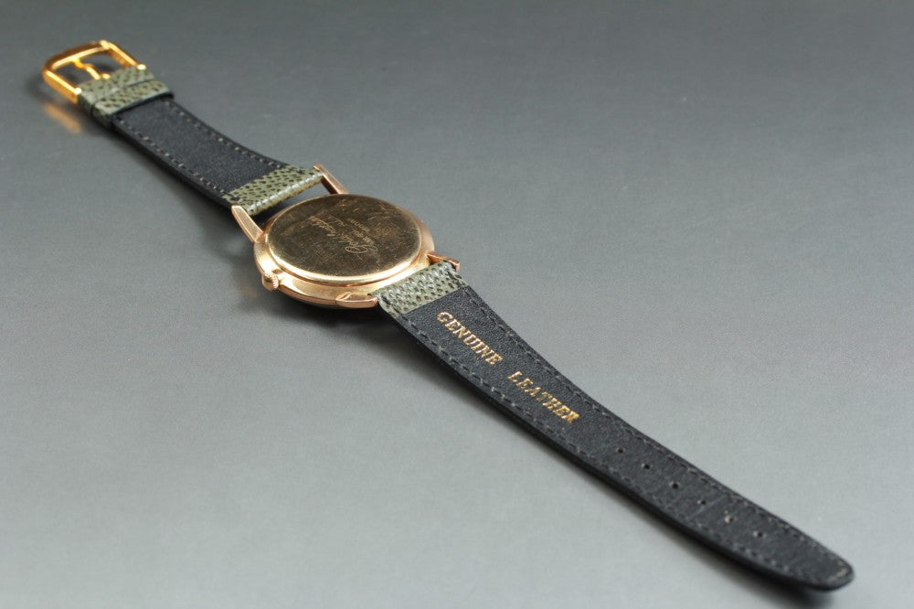 Near MINT SEIKO Gold Feather 15008F Silver Manual 35mm Men's Watch