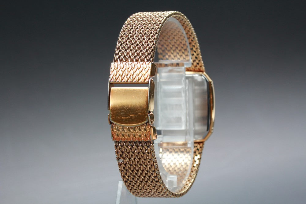 Near MINT SEIKO Dolce 9521-5210 Gold Quartz 27mm Men's Watch 1984