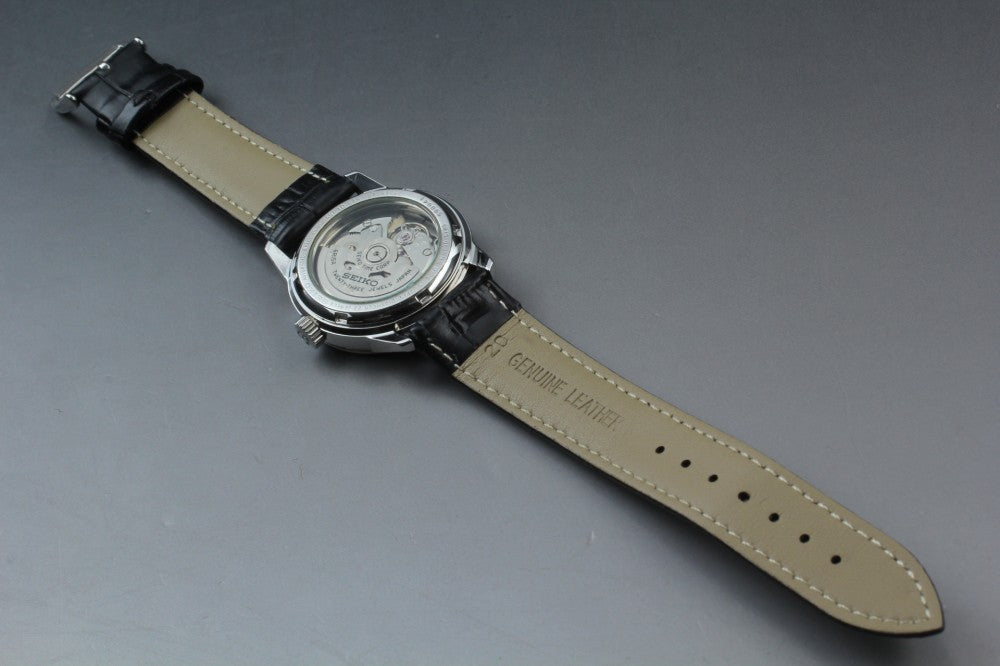 Near MINT SEIKO Spirit SCVS009 6R15-00B0 White Auto 37mm Men's Watch