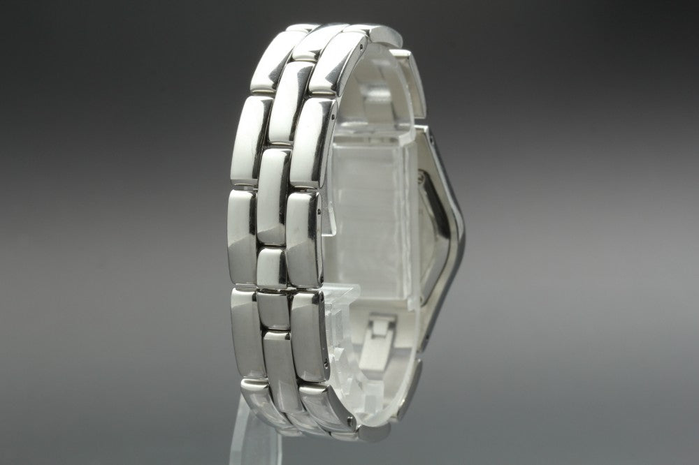 Near MINT Baume&Mercier 65305 Silver Quartz 24.4mm Ladies Watch