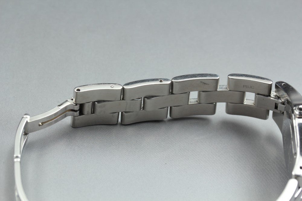 Near MINT Baume&Mercier 65305 Silver Quartz 24.4mm Ladies Watch