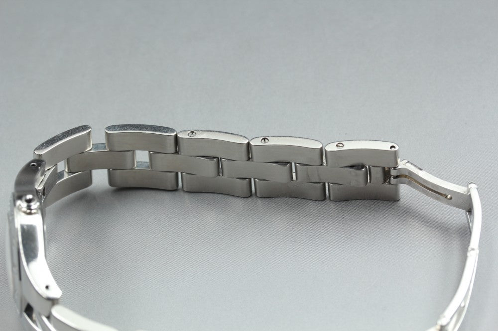 Near MINT Baume&Mercier 65305 Silver Quartz 24.4mm Ladies Watch