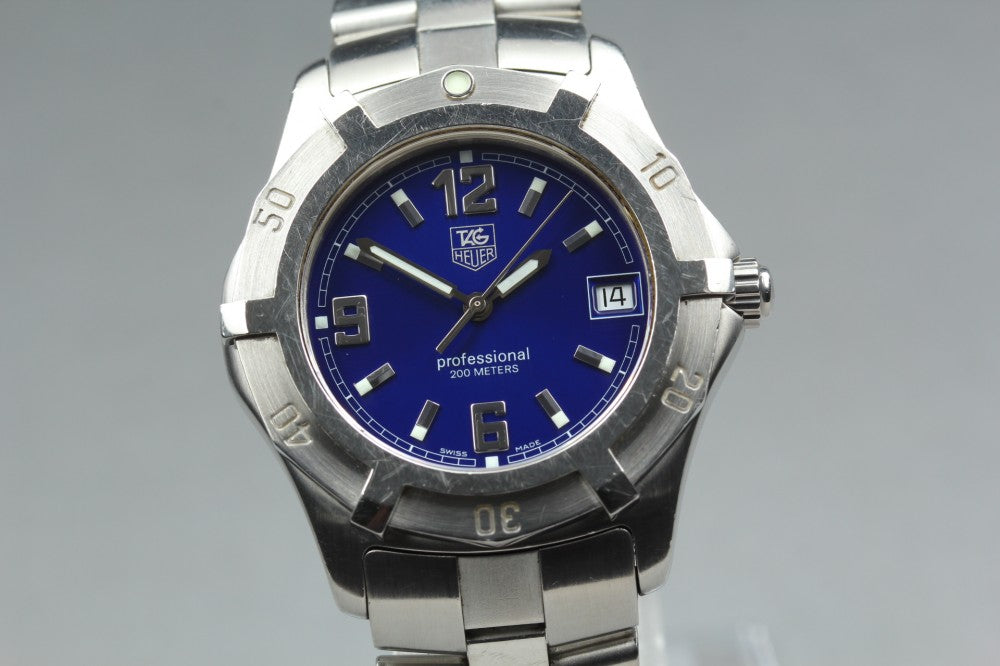 TAG Heuer 2000 Exclusive WN1112 Blue Quartz 38mm Men's Watch