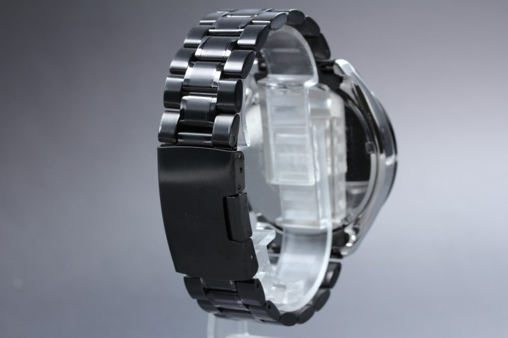 Near MINT SEIKO Pulsar VK63-X001 Black Quartz 44.5mm Men's Watch