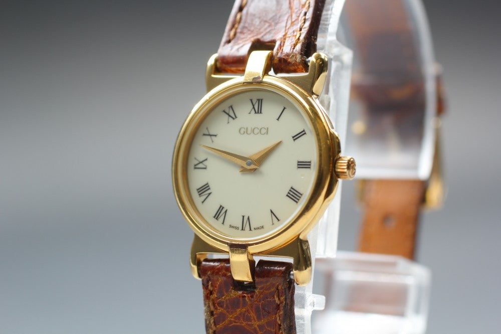 GUCCI 3400L White Quartz 23mm Ladies Watch