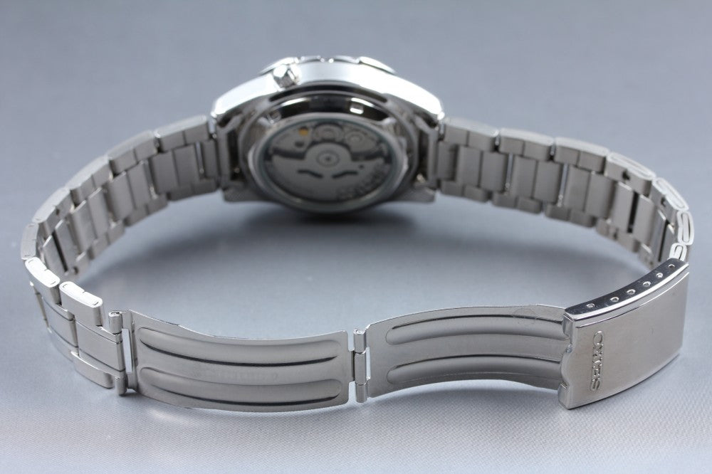 Near MINT SEIKO Seiko 5 Sports 7S36-00G0 Silver Auto 36.5mm Men's Watch