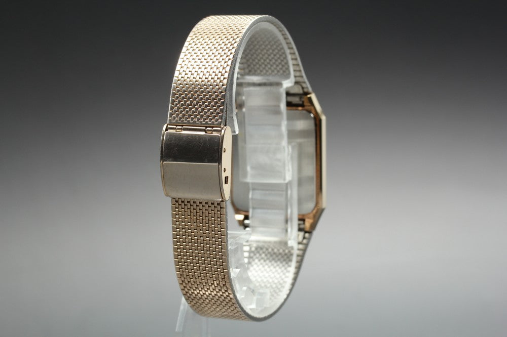 Near MINT SEIKO Dolce 7741-508A Gold Quartz 27mm Men's Watch 1987