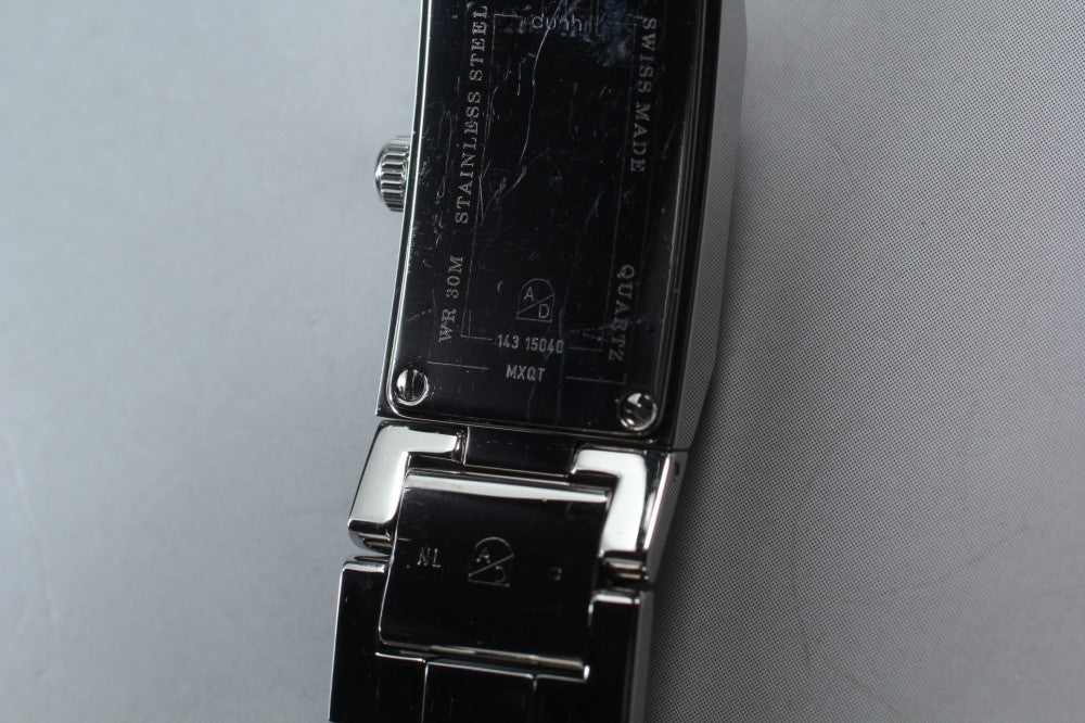 MINT Dunhill 143 15040 White Quartz 14mm Ladies Watch