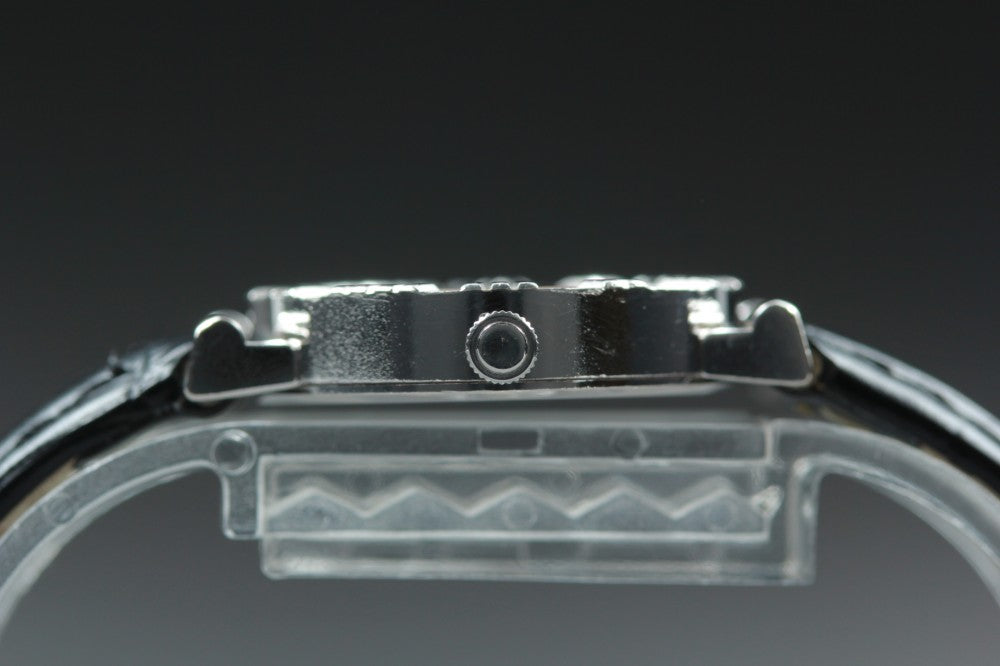 Near MINT TIFFANY&Co. Atlas L0640 Silver Quartz 24.2mm Ladies Watch