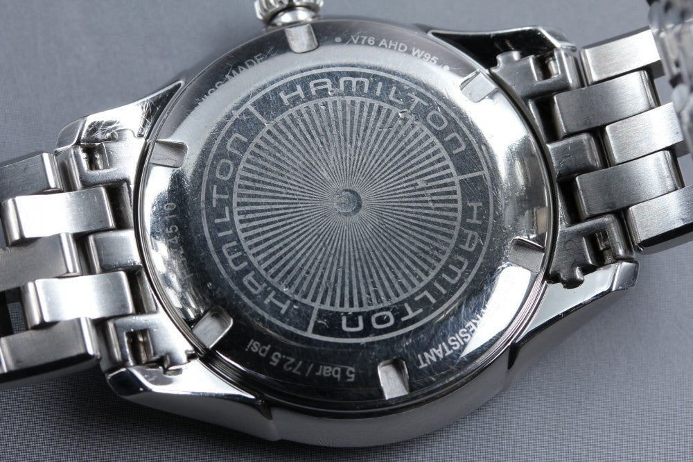 HAMILTON Jazzmaster H324510 Silver Quartz 39.6mm Men's Watch