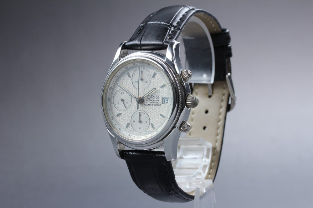 Near MINT ORIS 7415 Silver Auto 37.5mm Men's Watch