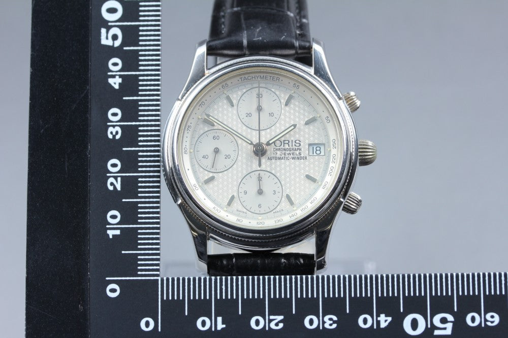 Near MINT ORIS 7415 Silver Auto 37.5mm Men's Watch