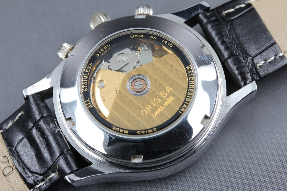 Near MINT ORIS 7415 Silver Auto 37.5mm Men's Watch
