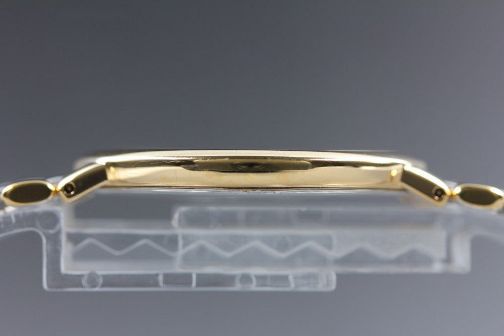 Near MINT OMEGA De Ville 395.0875.2 Cal.1378 Gold Quartz 32.4mm Men's Watch 1989