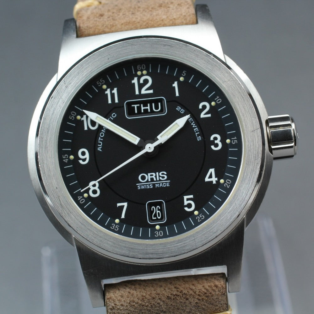 Near MINT ORIS Big Crown 7500 Black Auto 39.5mm Men's Watch