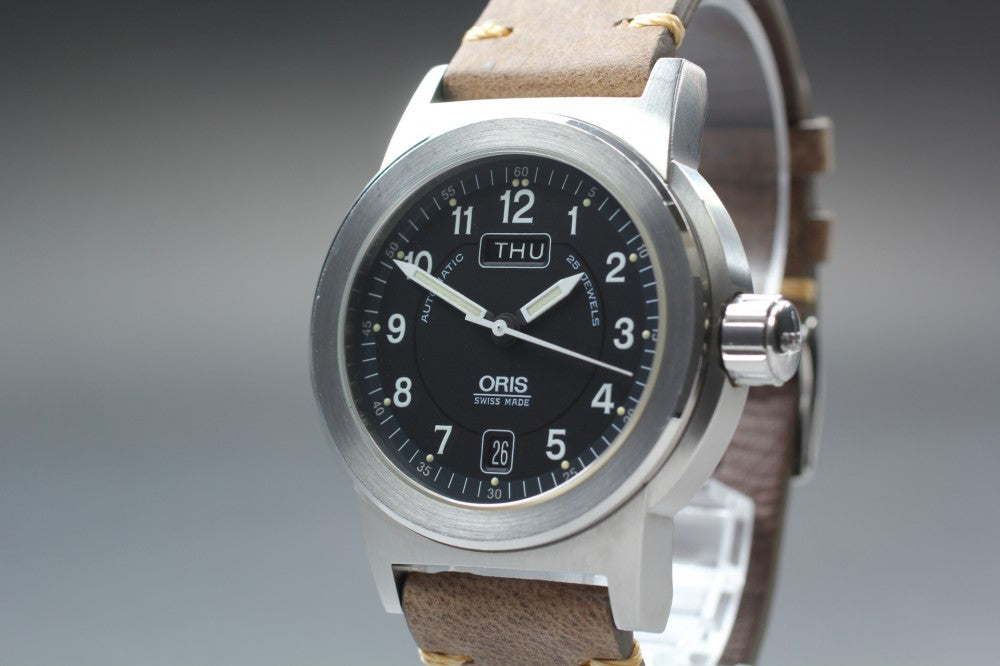 Near MINT ORIS Big Crown 7500 Black Auto 39.5mm Men's Watch