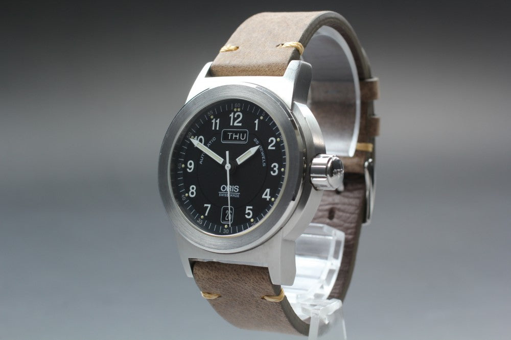 Near MINT ORIS Big Crown 7500 Black Auto 39.5mm Men's Watch